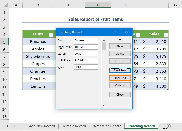 Excel में फॉर्म के साथ डेटाबेस कैसे बनाएं