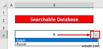 Excel में खोजने योग्य डेटाबेस कैसे बनाएं (2 क्विक ट्रिक्स)