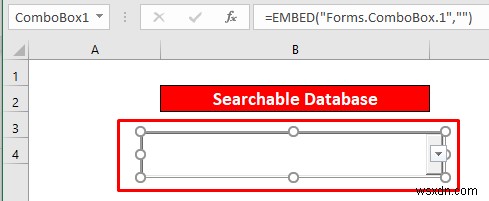 Excel में खोजने योग्य डेटाबेस कैसे बनाएं (2 क्विक ट्रिक्स)