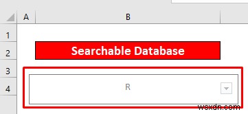 Excel में खोजने योग्य डेटाबेस कैसे बनाएं (2 क्विक ट्रिक्स)