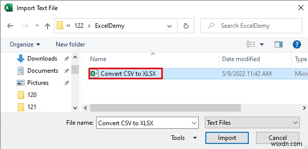 CSV को XLSX में कैसे बदलें (4 त्वरित तरीके)