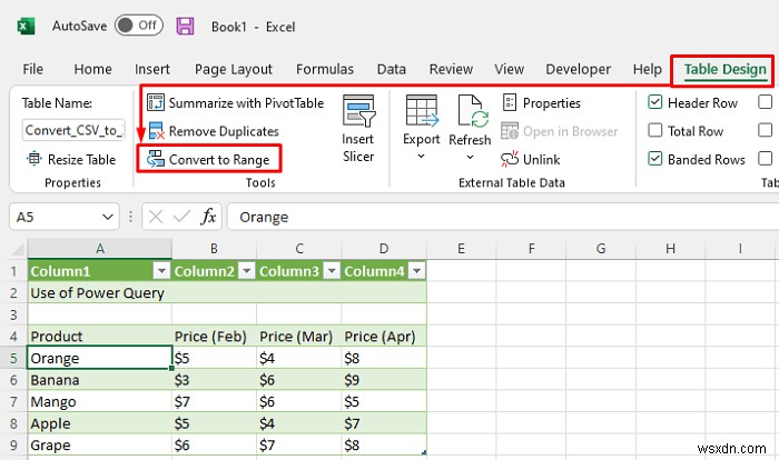 CSV को XLSX में कैसे बदलें (4 त्वरित तरीके)