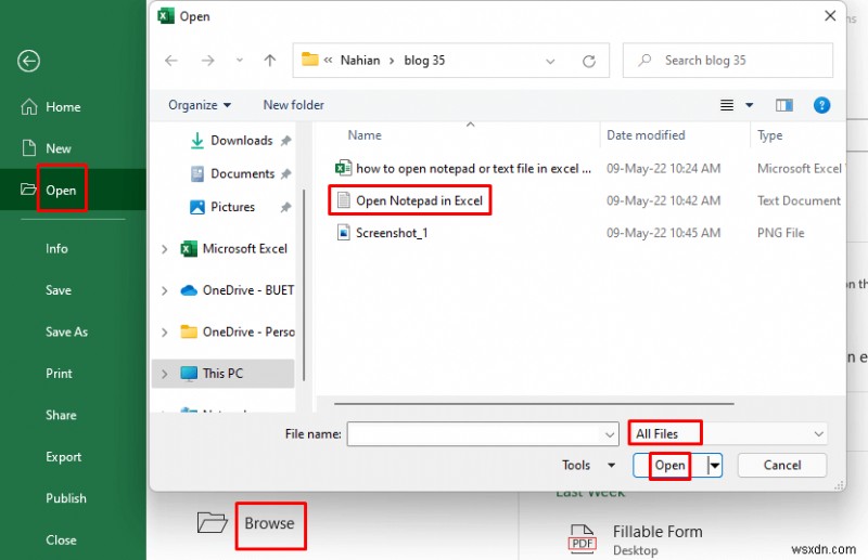 एक्सेल में नोटपैड या टेक्स्ट फाइल को कॉलम के साथ कैसे खोलें (3 आसान तरीके)