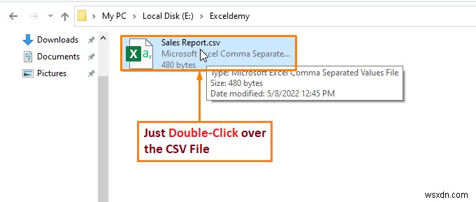 एक्सेल में CSV फ़ाइल कैसे पढ़ें (4 सबसे तेज़ तरीके)