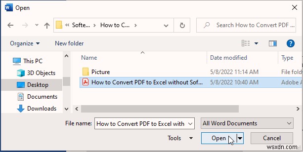 बिना सॉफ्टवेयर के PDF को एक्सेल में कैसे बदलें (3 आसान तरीके)