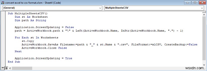 एक्सेल फाइल को CSV फॉर्मेट में कैसे बदलें (5 आसान तरीके)