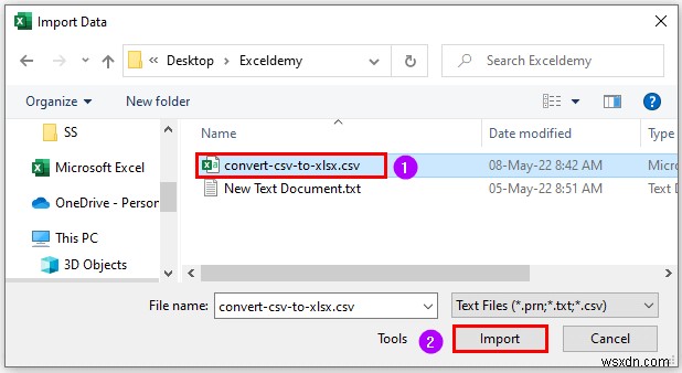 बिना खोले CSV को XLSX में कैसे बदलें (5 आसान तरीके)