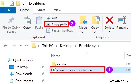 बिना खोले CSV को XLSX में कैसे बदलें (5 आसान तरीके)