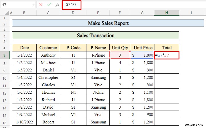 एक्सेल में बिक्री रिपोर्ट कैसे बनाएं (आसान चरणों के साथ)