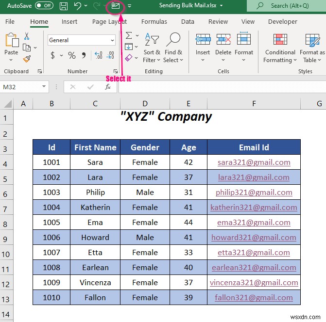 Excel का उपयोग करके आउटलुक से बल्क ईमेल कैसे भेजें (3 तरीके)