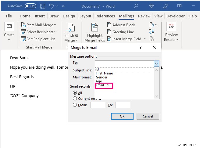 Excel का उपयोग करके आउटलुक से बल्क ईमेल कैसे भेजें (3 तरीके)