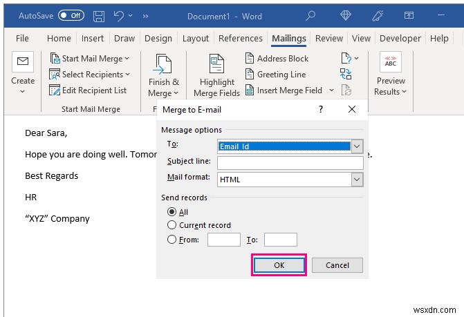 Excel का उपयोग करके आउटलुक से बल्क ईमेल कैसे भेजें (3 तरीके)