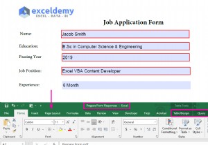पीडीएफ फॉर्म को एक्सेल डेटाबेस से कैसे लिंक करें (आसान चरणों के साथ)