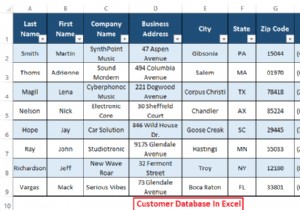 Excel में ग्राहक डेटाबेस कैसे बनाए रखें