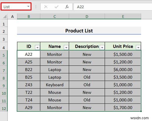 Excel में इन्वेंटरी डेटाबेस कैसे बनाएं (3 आसान तरीके)