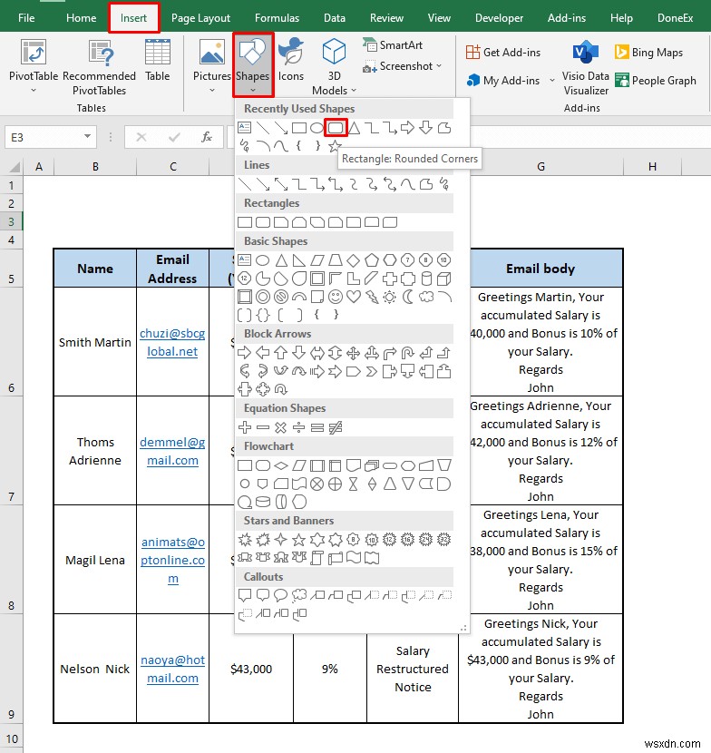 Excel से Outlook को स्वचालित ईमेल कैसे भेजें (4 तरीके)