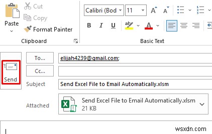ईमेल पर एक्सेल फाइल को अपने आप कैसे भेजें (3 उपयुक्त तरीके)