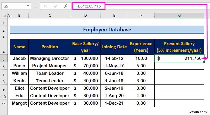 Excel में एक कर्मचारी डेटाबेस कैसे बनाएं (आसान चरणों के साथ)