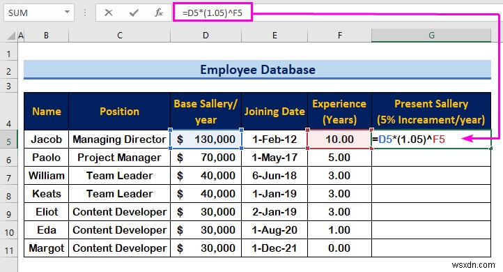 Excel में एक कर्मचारी डेटाबेस कैसे बनाएं (आसान चरणों के साथ)