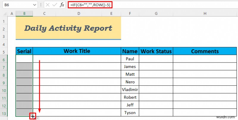 Excel में दैनिक गतिविधि रिपोर्ट कैसे बनाएं (5 आसान उदाहरण)