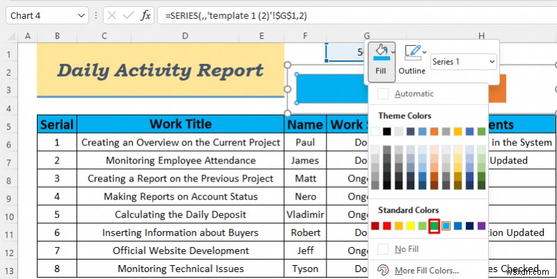 Excel में दैनिक गतिविधि रिपोर्ट कैसे बनाएं (5 आसान उदाहरण)