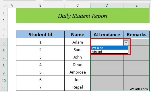 Excel में दैनिक गतिविधि रिपोर्ट कैसे बनाएं (5 आसान उदाहरण)