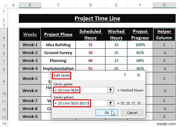 Excel में टाइमलाइन चार्ट कैसे बनाएं (5 आसान तरीके)