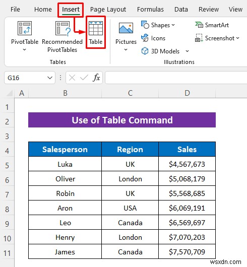 Excel में पिवट टेबल के बिना स्लाइसर कैसे डालें