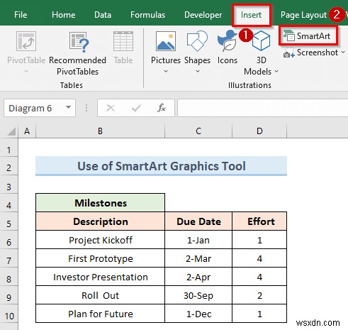 Excel में प्रोजेक्ट टाइमलाइन कैसे बनाएं (3 सरल तरीके)