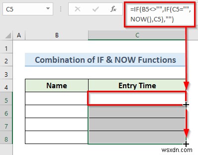 Excel में टाइमस्टैम्प डेटा प्रविष्टियों को स्वचालित रूप से कैसे सम्मिलित करें (5 तरीके)