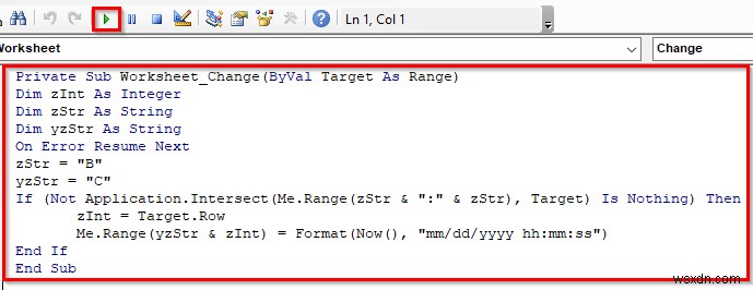 Excel में टाइमस्टैम्प डेटा प्रविष्टियों को स्वचालित रूप से कैसे सम्मिलित करें (5 तरीके)