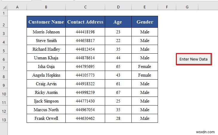 Excel VBA में डेटा एंट्री फॉर्म कैसे बनाएं (आसान चरणों के साथ)