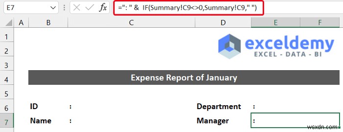 Excel में मासिक व्यय रिपोर्ट कैसे बनाएं (त्वरित चरणों के साथ)