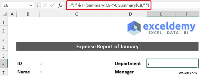 Excel में मासिक व्यय रिपोर्ट कैसे बनाएं (त्वरित चरणों के साथ)