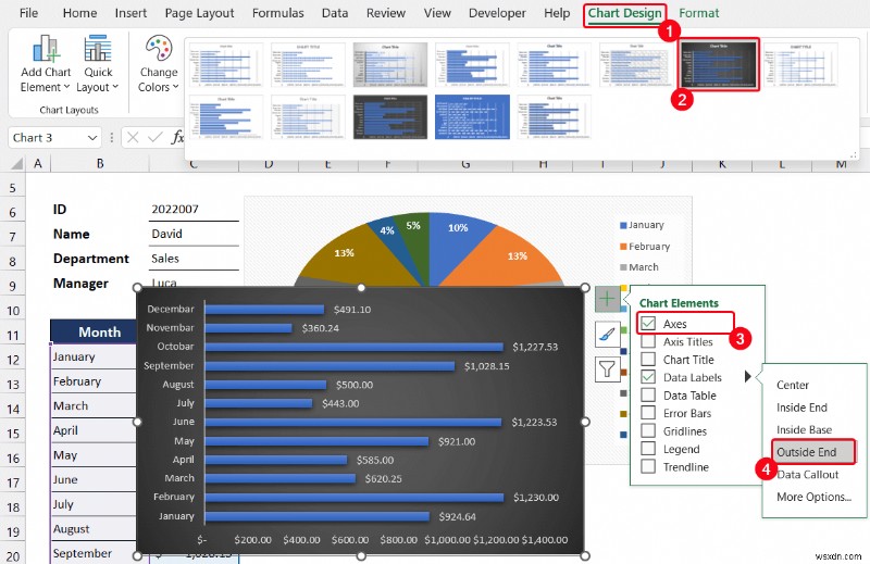 Excel में मासिक व्यय रिपोर्ट कैसे बनाएं (त्वरित चरणों के साथ)