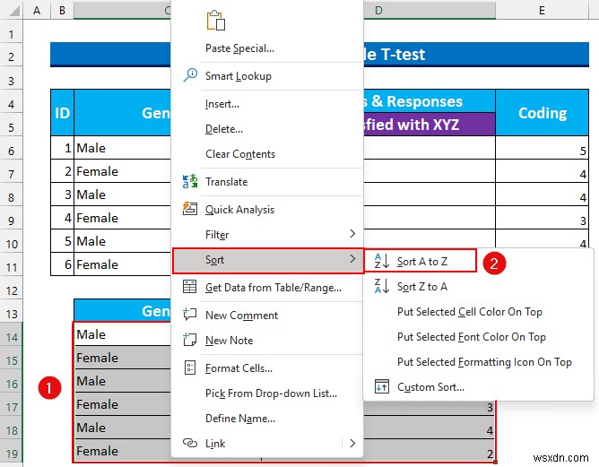 Excel में गुणात्मक डेटा का विश्लेषण कैसे करें (आसान चरणों के साथ)