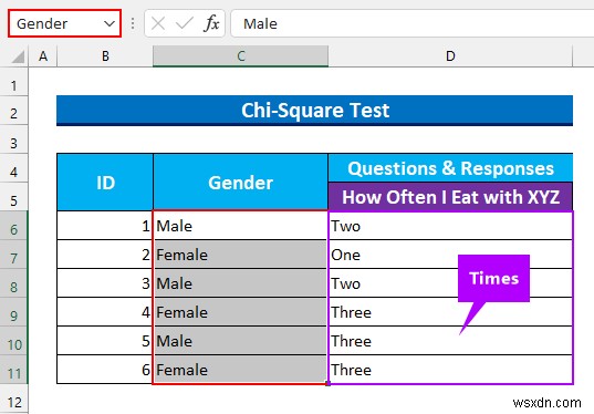 Excel में गुणात्मक डेटा का विश्लेषण कैसे करें (आसान चरणों के साथ)