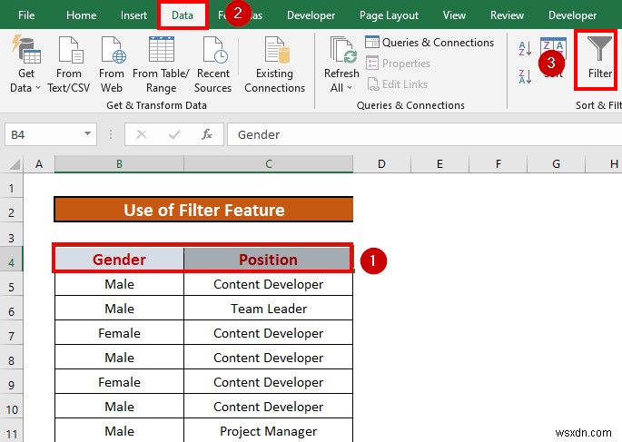 Excel में टेक्स्ट डेटा का विश्लेषण कैसे करें (5 उपयुक्त तरीके)