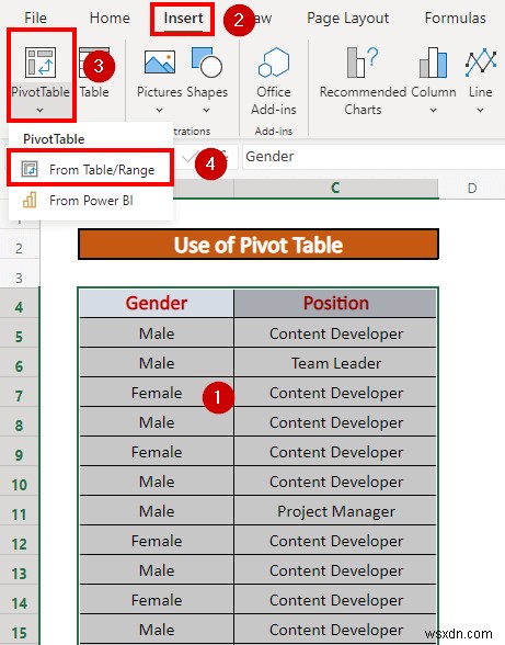 Excel में टेक्स्ट डेटा का विश्लेषण कैसे करें (5 उपयुक्त तरीके)