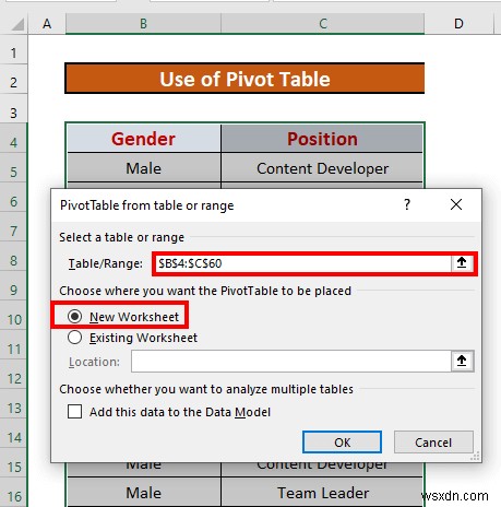 Excel में टेक्स्ट डेटा का विश्लेषण कैसे करें (5 उपयुक्त तरीके)