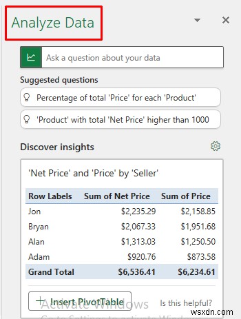 Excel में बड़े डेटा सेट का विश्लेषण कैसे करें (6 प्रभावी तरीके)