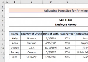 Excel में प्रिंटिंग के लिए पेज साइज कैसे एडजस्ट करें (6 क्विक ट्रिक्स)