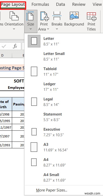 Excel में प्रिंटिंग के लिए पेज साइज कैसे एडजस्ट करें (6 क्विक ट्रिक्स)