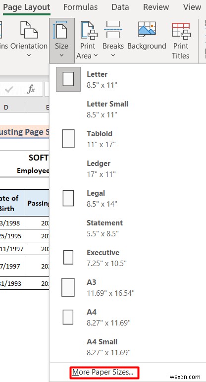 Excel में प्रिंटिंग के लिए पेज साइज कैसे एडजस्ट करें (6 क्विक ट्रिक्स)