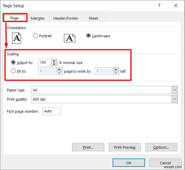 Excel में प्रिंटिंग के लिए पेज साइज कैसे एडजस्ट करें (6 क्विक ट्रिक्स)