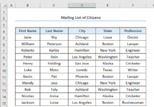 एक्सेल में मेलिंग लेबल कैसे बनाएं (आसान चरणों के साथ)