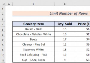 Excel में पंक्तियों की संख्या को कैसे सीमित करें (3 प्रभावी तरीके)