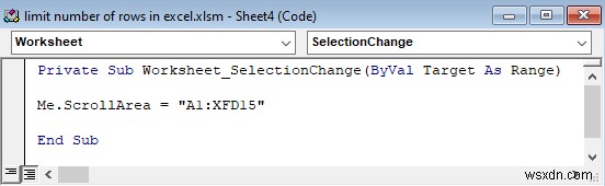 Excel में पंक्तियों की संख्या को कैसे सीमित करें (3 प्रभावी तरीके)