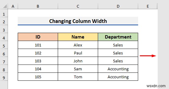 Excel में कॉलम कैसे सीमित करें (3 त्वरित तरीके)