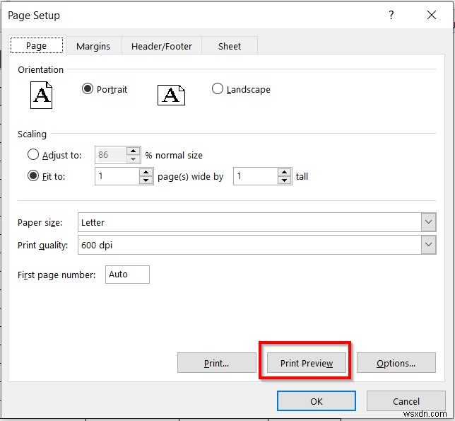 एक्सेल स्प्रैडशीट को पूरे पेज प्रिंट तक कैसे बढ़ाएं (5 आसान तरीके)